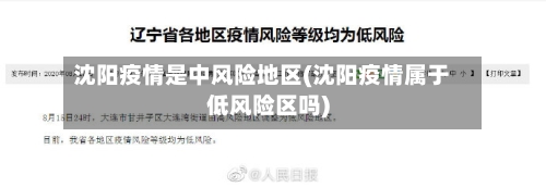 沈阳疫情是中风险地区(沈阳疫情属于低风险区吗)