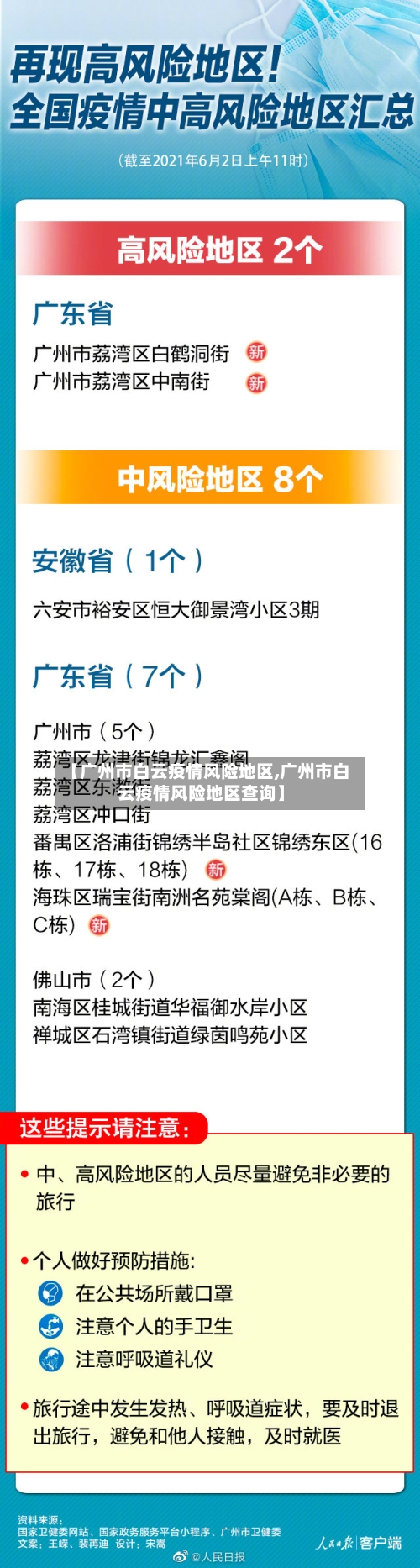 【广州市白云疫情风险地区,广州市白云疫情风险地区查询】